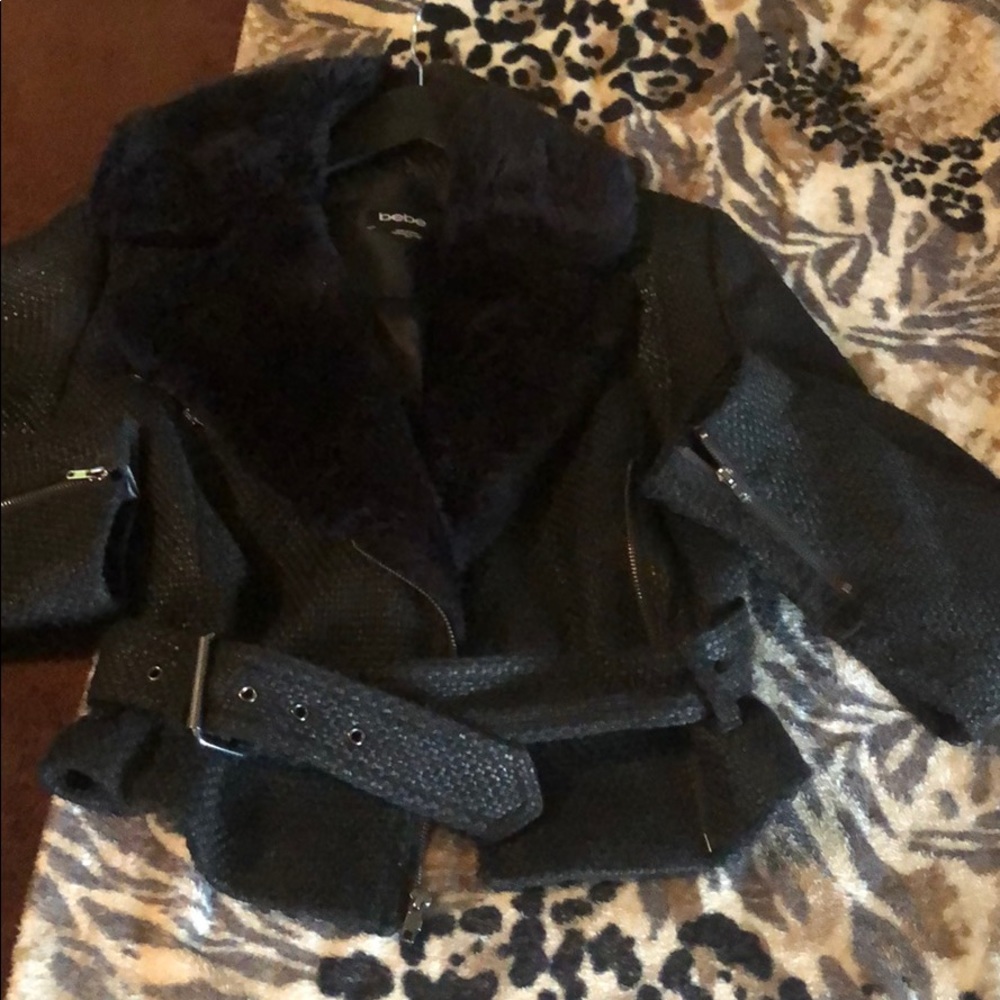 Blk crop design Jacket